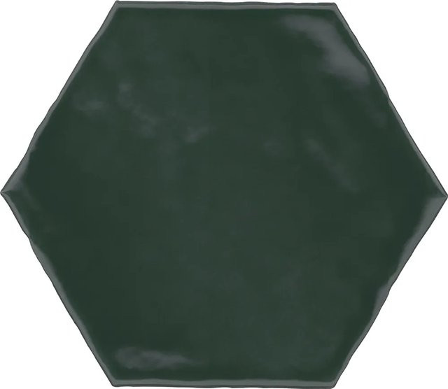 Wandfliese United Tile und Mosaic Artisa Hexagon in Grün, glasiert und glänzend, Steinoptik, B: 15 cm, H: 17,5 cm - Bild 1