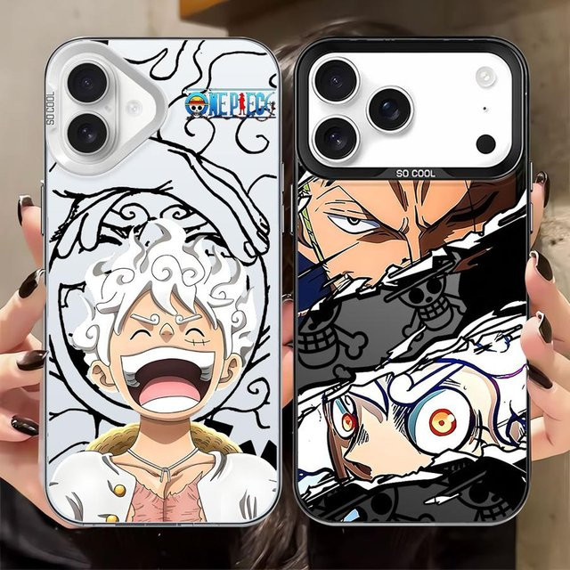 One Piece Ruffy und Zoro Handyhülle für iPhone 11 bis iPhone 17 Pro Max in Multicolour - Bild 1