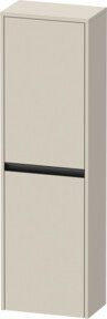 Duravit Halbhochschrank Ketho.2 mit 2 Türen in Tau matt, B/T/H: 40 x 24 x 132 cm - Bild 1