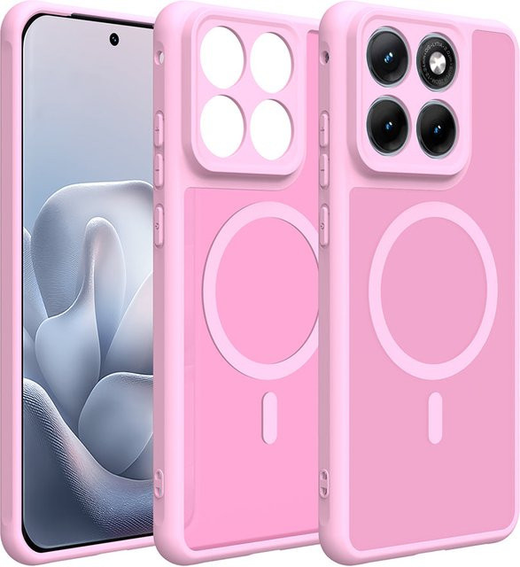 Techsuit HaloFrost II MagSafe-Hülle für Motorola Edge 70 Fusion in Rosa - Bild 1
