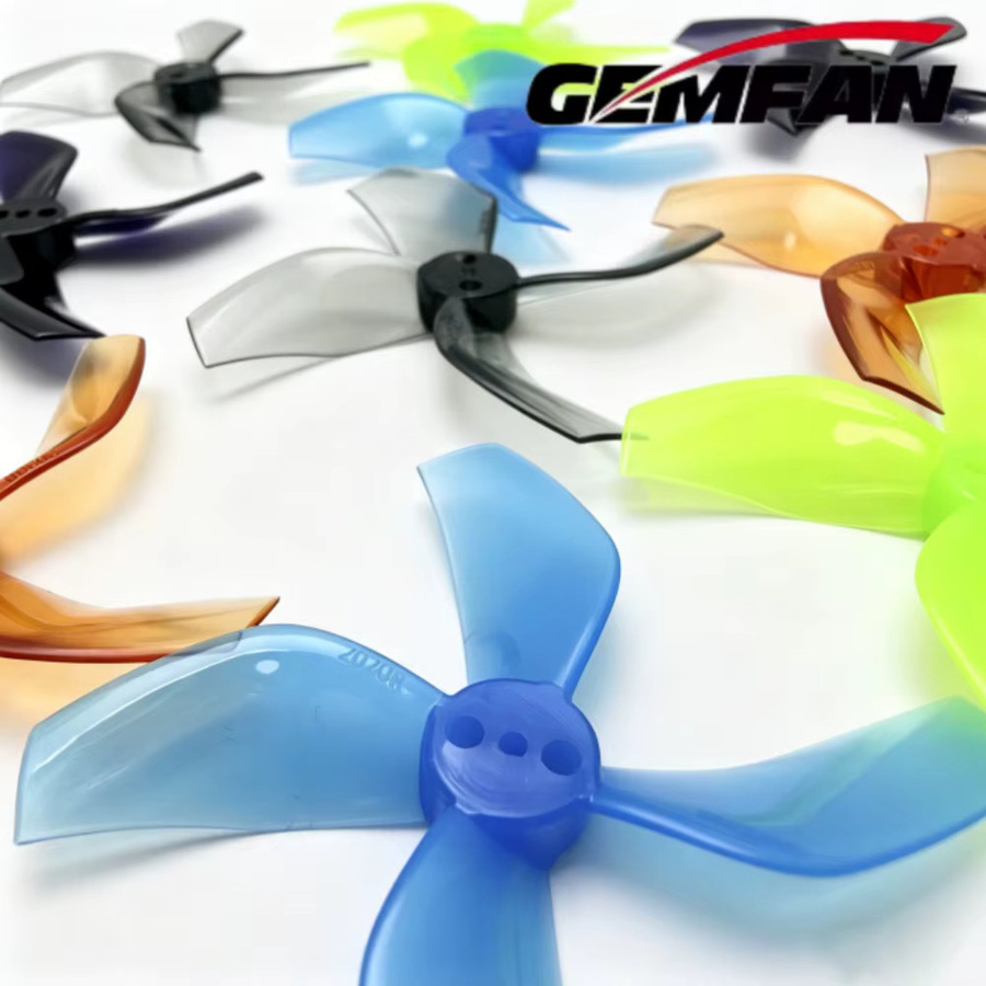 GEMFAN Propeller, 8-teiliges Set, 4-Blatt-PC-Propeller, Gelb, Bunt / Mehrfarbig - Bild 2