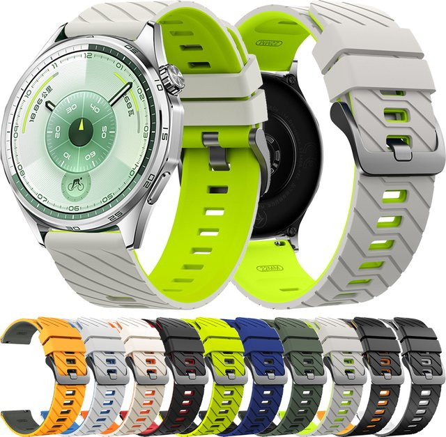 Huawei Uhrenarmband Silikon, 22mm, Unisex, multicolour - Bild 1