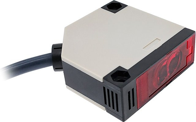 CNMAWAY Lichtschranke mit diffuser Reflexion E3JK-R4M1/2 E3JK-DS30M1/2 Induktionssensorschalter DC24V AC220V 24V-220V inklusive Halterung - Bild 1
