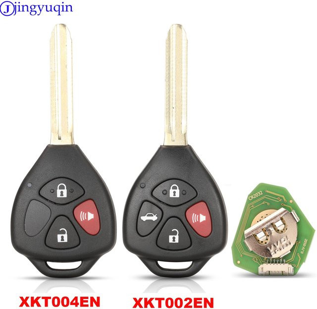 Xhorse Universal VVDI Drahtlose Fernbedienung XKTO02EN XKTO03EN XKTO04EN XKTO05EN ohne Transponder-Chip für Toyota VVDI2, Schwarz - Bild 1