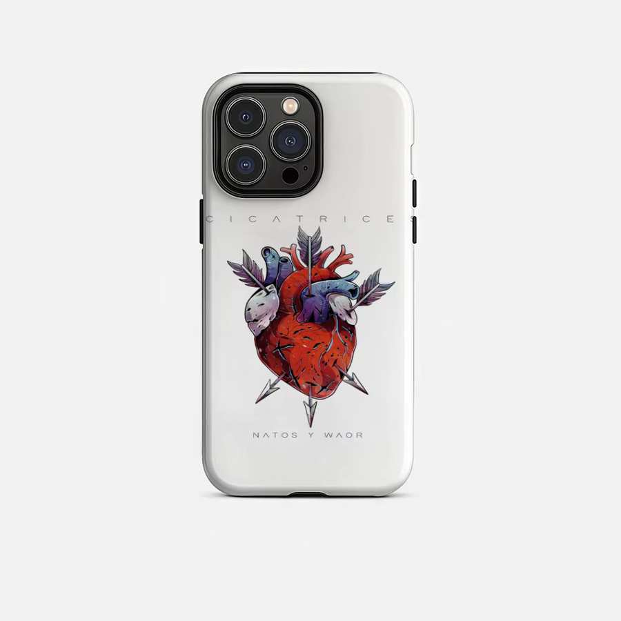 N-Natos y Waor Handyhülle für iPhone 17 16 15 14 13 12 Pro Max Plus in Weiß mit glänzender HD-Doppelschicht-Flüssigkeits-Hartschale - Bild 7