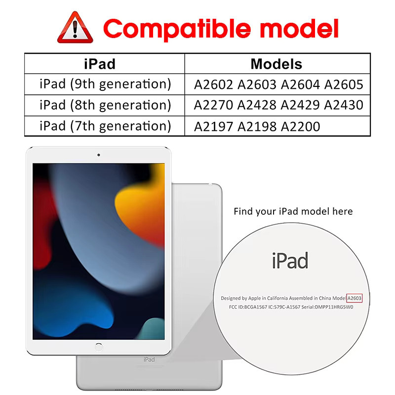 Displayschutzfolie aus gehärtetem Glas für Apple iPad 10,2 Zoll, transparent - Bild 2