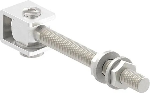 FeNau Torband M12 mit langem Gewinde aus V2A Edelstahl in Silber matt - Bild 1