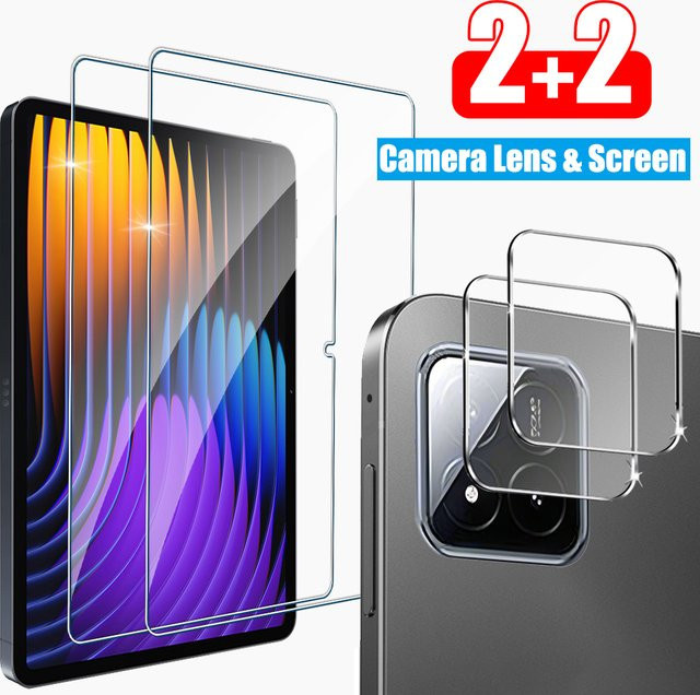 2er-Pack Panzerglas Schutzfolie für Xiaomi Pad 7 Pro, Pad 6 und Pad 6s Pro, transparent - Bild 1