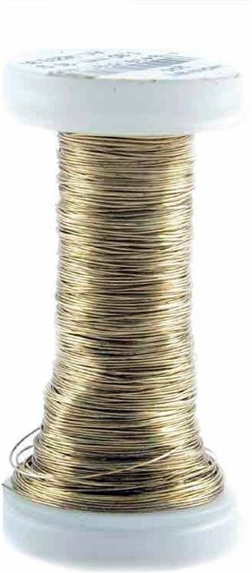 Preissler Lackdraht in Gold mit 0,3 mm Durchmesser und 30 g - Bild 1