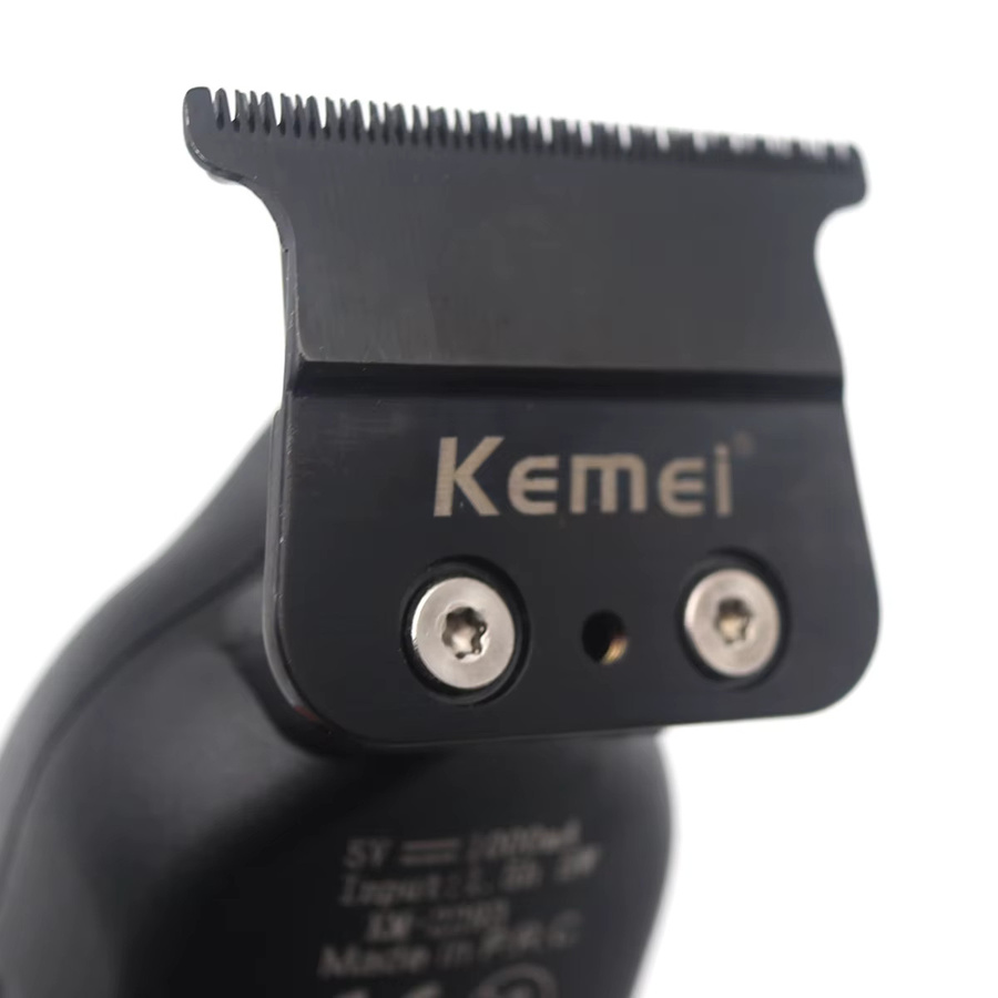 Kemei KM-2293 Ersatzschneiderkopf 0mm Original Austauschbare Klinge für Professionelle Haarschneidemaschinen in Schwarz - Bild 4