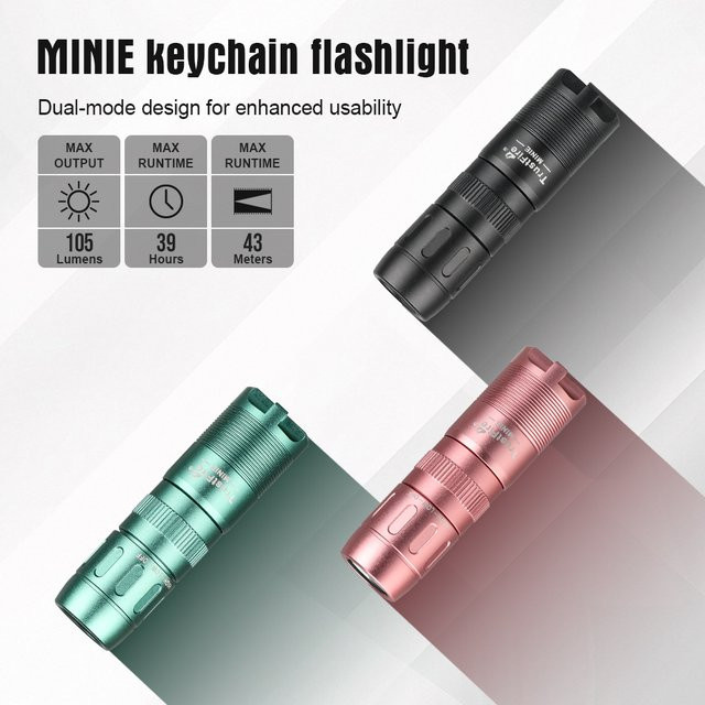 Trustfire MINIE EDC Taschenlampe mit magnetischem LED-Licht, wiederaufladbar, Mini-Schlüsselanhänger-Taschenlampe für Outdoor, Camping und Wandern - Bild 1