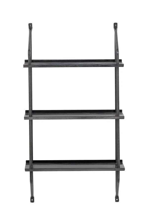 Bloomingville Wandregal Sindre aus Metall in Schwarz Matt - Bild 1