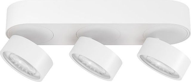 LUX-IT Swing 95 Round LED-Deckenstrahler 3-flammig in Weiß mit dim2warm (1800K - 3000K) - Bild 1