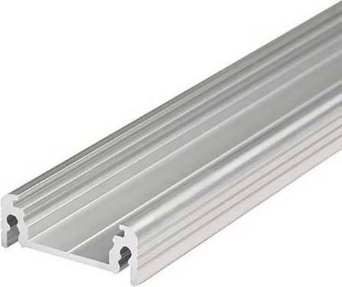 Brumberg Profil Aluminium in Silber und Weiß, B/H/T: 24 x 9 x 2000 mm - Bild 1