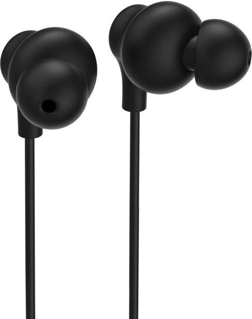 Hama Curly In-Ear Kopfhörer mit Mikrofon und USB-C Anschluss in Schwarz - Bild 1