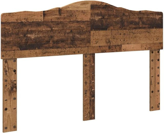 vidaXL Kopfteil aus Holzwerkstoff in Altholz-Optik, Braun, Breite: 160 cm - Bild 1