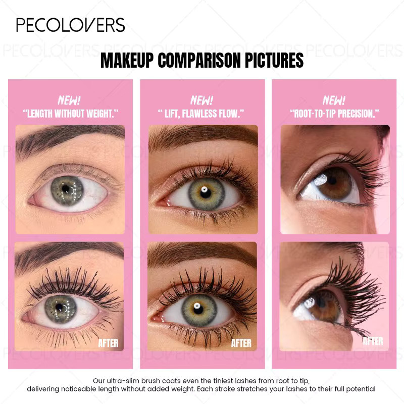 PECOLOVERS Mascara, schwarz, wasserfest, Unisex - Bild 5