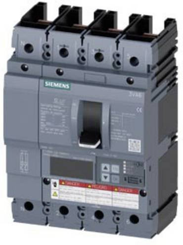 Siemens 3VA6225-5KT41-2AA0 Leistungsschalter in Grau mit einem Einstellbereich von 100 - 250A und einer maximalen Schaltspannung von 600 V/AC - Bild 1
