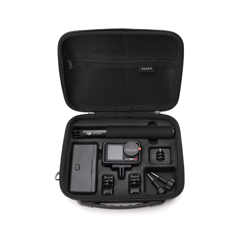 SZKOSTON Tragbare Wasserdichte Lagerungstasche für DJI Osmo Action 3, 4 und 5 Pro in Schwarz - Bild 5