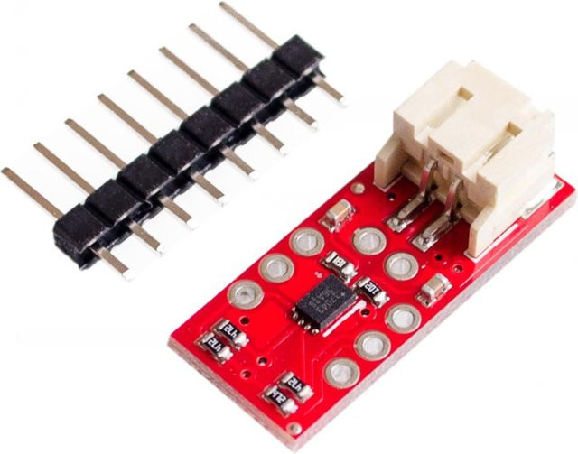 Si Tai&SH LiPo-Kraftstoffanzeige MAX17043 Lithiumbatterie-Erkennungsmodul mit IIC-Schnittstelle in Rot und Grau - Bild 1