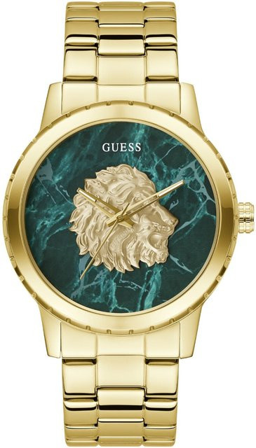 Guess Armbanduhr, Quarz, Edelstahl, Grün, 44 mm, Herren - Bild 1