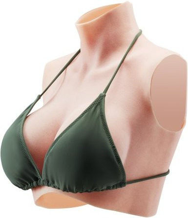 VEVOR Silicone Breastplate, C-Cup, Ivory - Bild 1