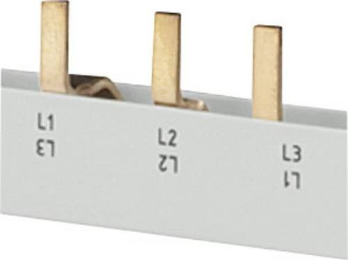 Siemens Stiftsammelschiene 5ST37352, 2-phasig, 10mm2, 28x (1PH+HS), Länge: 1016 mm, schneidbar, grau/weiß - Bild 1