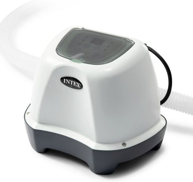 Intex Krystal Clear Salzwassersystem CG-26664 Chlorgenerator für Gartenpools in Weiss für Pools bis 17.400 l - Bild 1