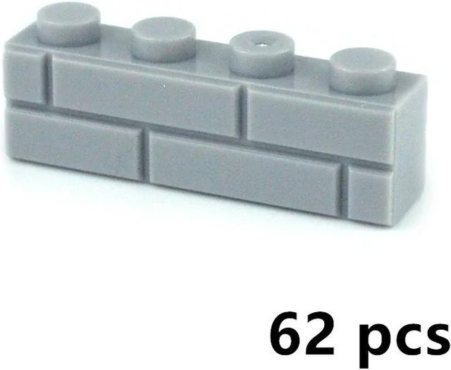 Linyi toy car 1x4 Punkte Dicke Baustein Wandfiguren Steine, ab 6 Jahre - Bild 1