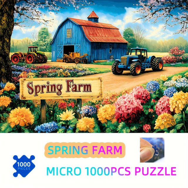 MaxRenard Farm Flower Bloom, Mini-Puzzle, 1000 Teile - Bild 1