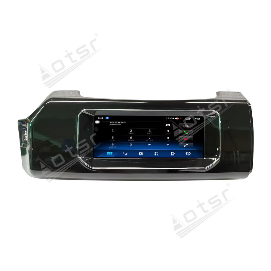 Aotsr Multimedia Autoradio mit 12,1 Zoll Display und Qualcomm Prozessor für Land Rover Range Rover Sport 2014-2016, Schwarz, inklusive GPS, DSP und Carplay - Bild 2
