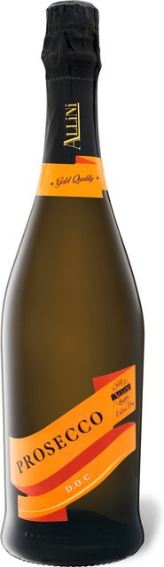 Allini Prosecco Spumante DOC Extra Dry 2024 Schaumwein 0,75 l - Bild 1