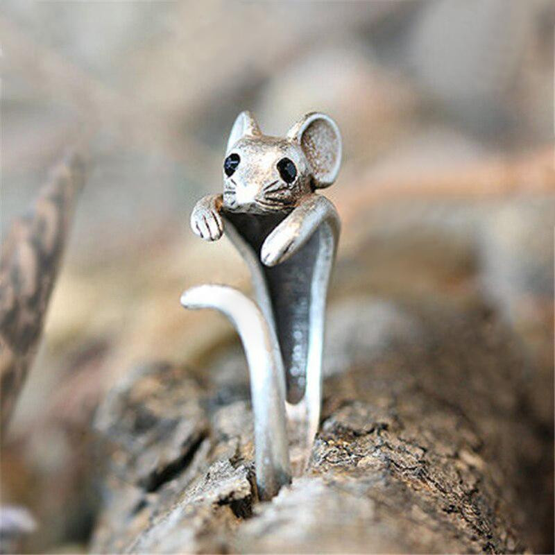 Huitan Ring Maus, Kupferfarbe, Damen - Bild 3
