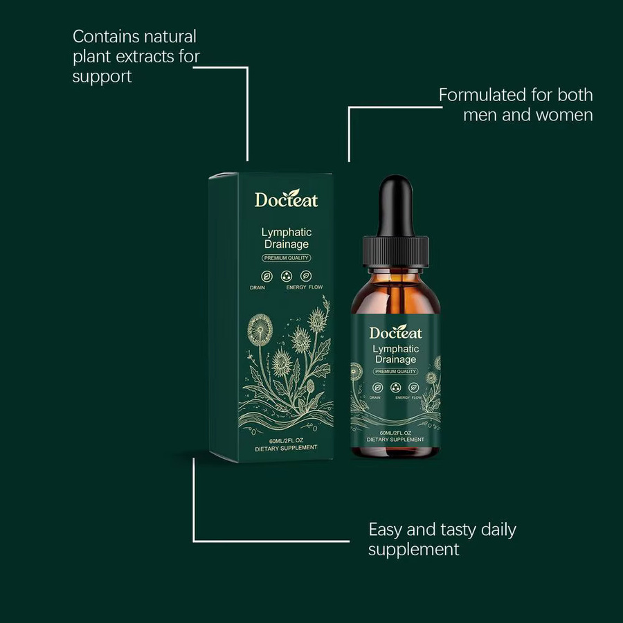 Docteat Lymphdrainage-Tropfen, Unisex - Bild 2