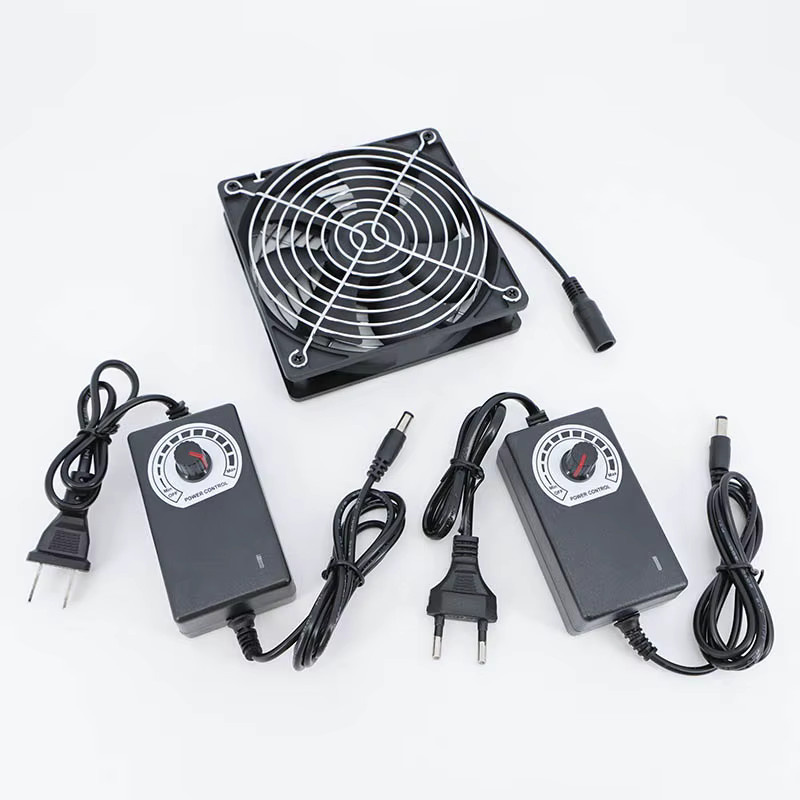 Gakaki 120mm Lüfter 12V DC 3000RPM Schwarz für Server und Workstation-Schränke - Bild 2