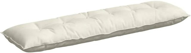 vidaXL Rückenkissen aus Cordstoff in Creme und Beige, B/H: 180 x 50 cm - Bild 1