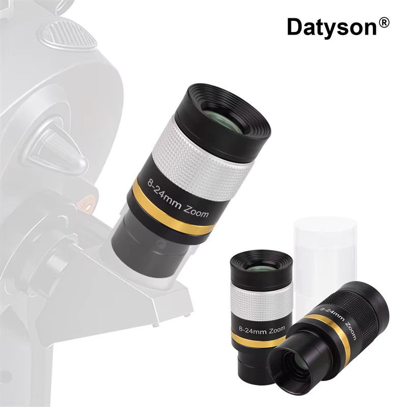 Datyson Teleskop-Zoom-Okular in Schwarz mit 8 mm bis 24 mm Zoom für 1,25 Zoll Teleskope - Bild 3