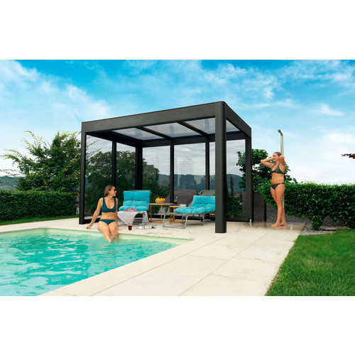 SunElements Pergola SunCover Modern 3.2 in Anthrazit und Schwarz mit getöntem Acrylglas, B/H: 338 x 229 cm - Bild 2