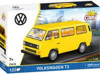 COBI Volkswagen T3 Klemmbaustein Konstruktionsspielzeug in Gelb im Maßstab 1:35 - Bild 1