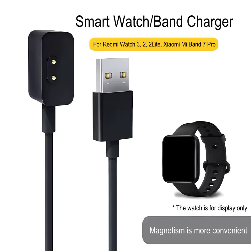Xiaomi Kabelloses USB-Ladegerät für Redmi Watch 2 Lite und Xiaomi Mi Band 7 Pro in Schwarz - Bild 5