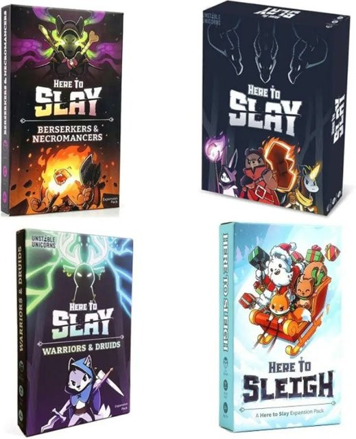 Here to Slay Holiday Expansion Pack, Strategisches Rollenspiel-Kartenspiel, 2–6 Spieler - Bild 1