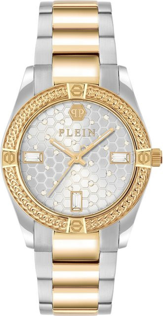 Philipp Plein Armbanduhr, Quarz, Edelstahl, Silber, 36 mm, Damen - Bild 1