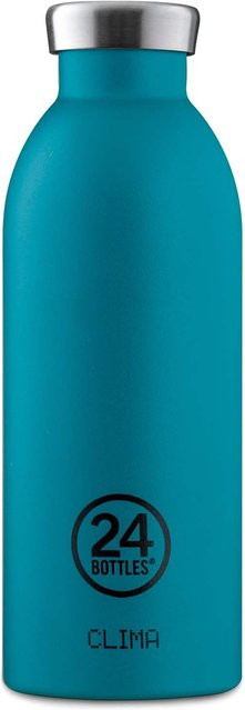 24Bottles Clima Bottle Earth Trinkflasche Atlantic Bay Stone in Blau und Türkis, 500 ml - Bild 1