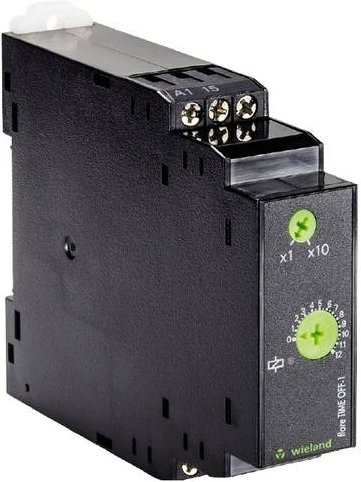 Wieland Electric 81.020.0010.0 flare TIME OFF-1 Zeitrelais in Schwarz - Bild 1
