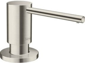 Hansgrohe Spülmittelspender A41 Einbauversion in Edelstahl-Optik, Silber - Bild 1