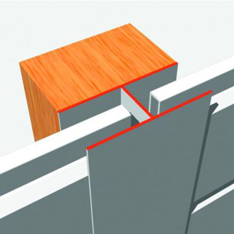 T&J H-Profil für Verkleidungspaneel VP 200/250 aus PVC in Weiß oder Silber, Breite: 1,7 cm, Länge: 6,0 m - Bild 1