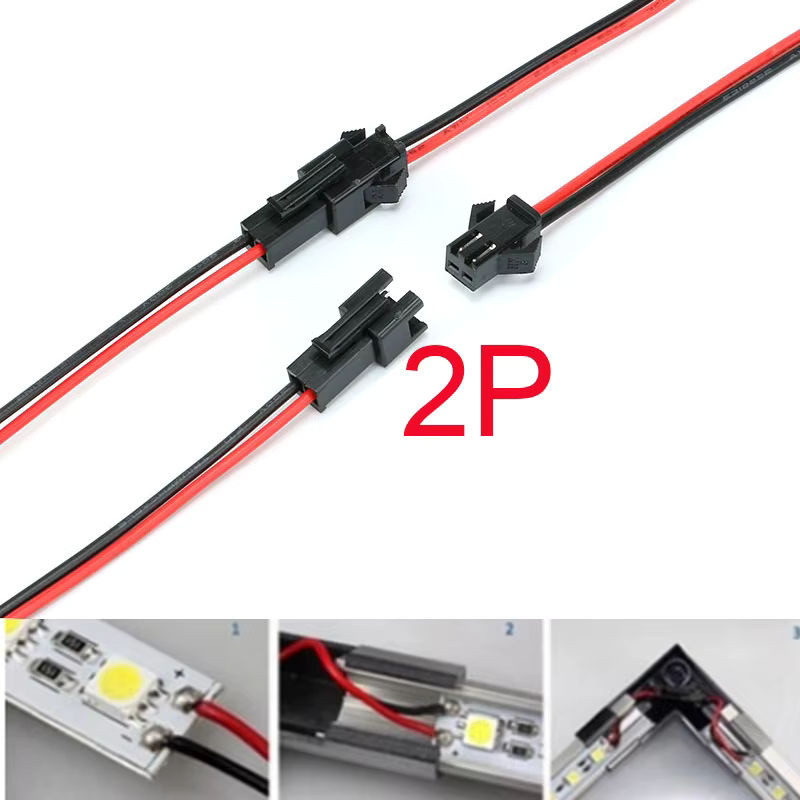 10 Paar SM Stecker auf Buchse Terminal Set für LED Downlight Deckenlampen - Bild 3