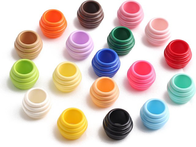 NASSBORO Trommelrohrperlen, bunt, Unisex - Bild 1