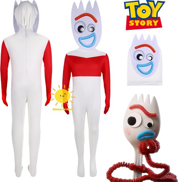 Beast Kingdom Forky Cosplay Toy Story Kostüme, Unisex, Bunt / Mehrfarbig - Bild 1