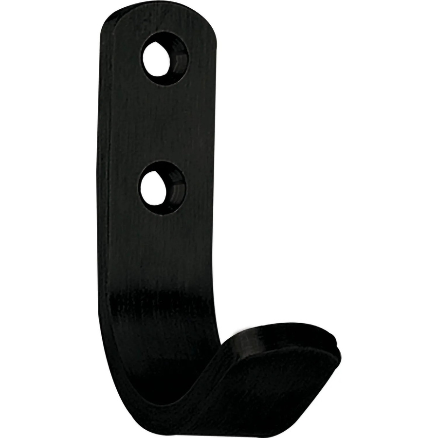 Technik Team Mantelhaken Macoba aus Eisen in Schwarz Matt, B: 18 mm, H: 66,5 mm - Bild 2